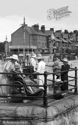 Rhos-on-Sea, Bath Chair On The Seafront 1921, Rhôs-on-Sea