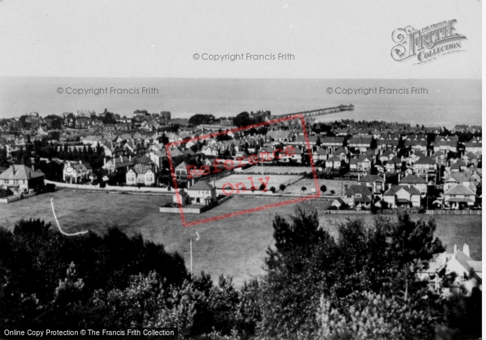 Photo of Rhos On Sea, From Bryn Euryn c.1950
