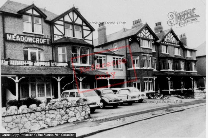 Photo of Rhos On Sea, Meadowcroft Hotel c.1960