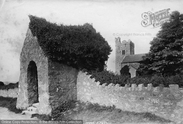 Photo of Rhos On Sea, St Trillo's Church And Old Gate 1895