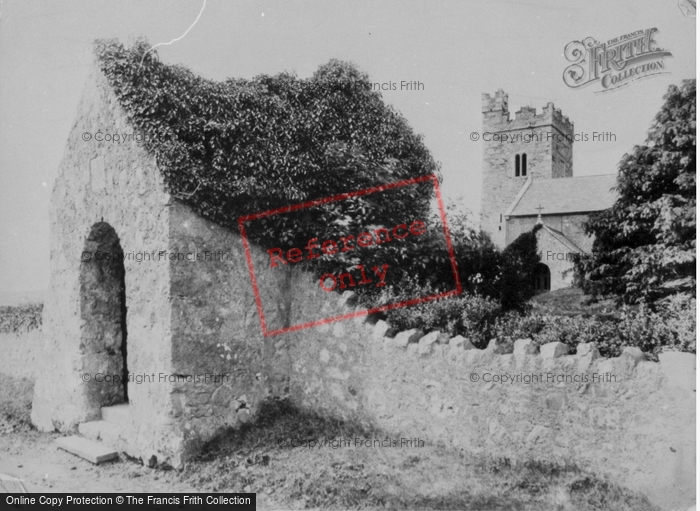 Photo of Rhos On Sea, St Trillo's Church c.1885