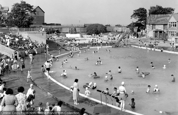 Photo of Rhos On Sea, The Bathing Pool c.1959