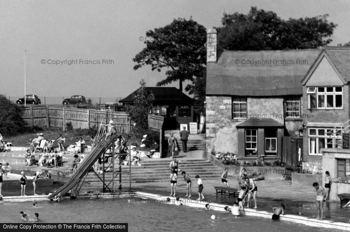 Photo of Rhos On Sea, The Bathing Pool c.1959