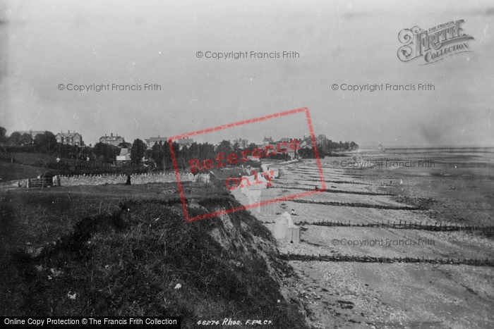Photo of Rhos On Sea, The Beach 1900