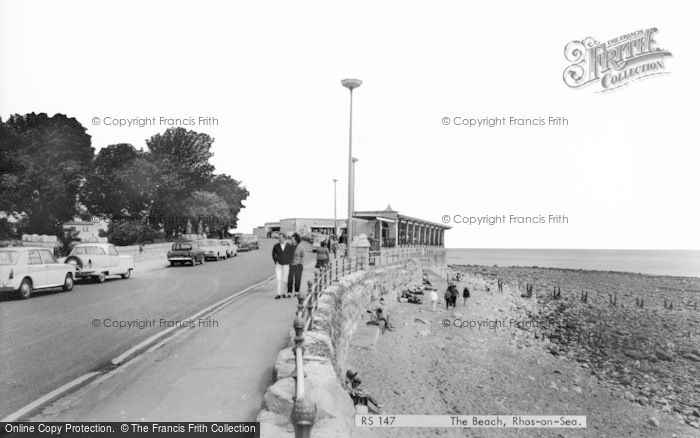Photo of Rhos On Sea, The Beach c.1965