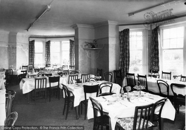 Photo of Rhos On Sea, The Dining Room, St Winifred's Ce Holiday Home c.1960