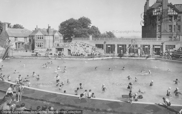 Photo of Rhos On Sea, The Swimming Pool c.1955