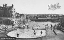 Rhos-on-Sea, The Swimming Pool c.1960, Rhôs-on-Sea