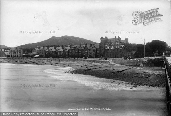 Photo of Rhos On Sea, The Terrace 1906