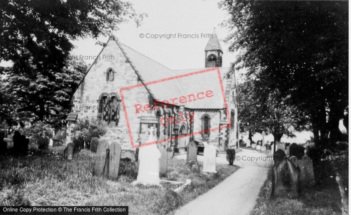 Photo of Rhosllanerchrugog, St John's Church c.1960