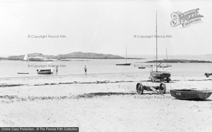 Photo of Rhosneigr, Boating Pool c.1955