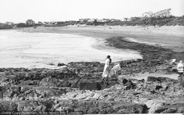 Photo of Rhosneigr, Broad Beach c.1936