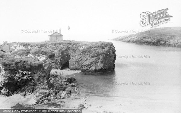 Photo of Rhosneigr, Cable Bay c.1955