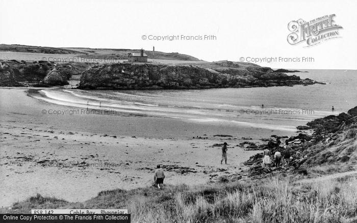 Photo of Rhosneigr, Cable Bay c.1965