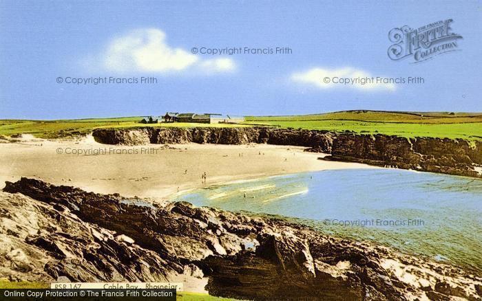 Photo of Rhosneigr, Cable Bay c.1965