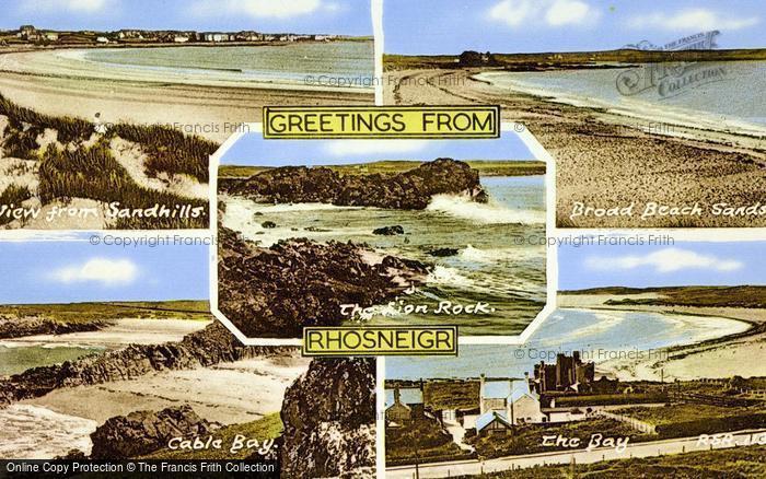 Photo of Rhosneigr, Composite c.1950