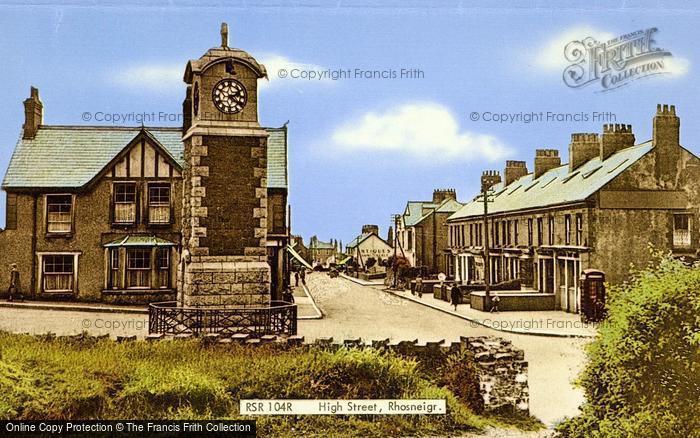 Photo of Rhosneigr, High Street c.1955