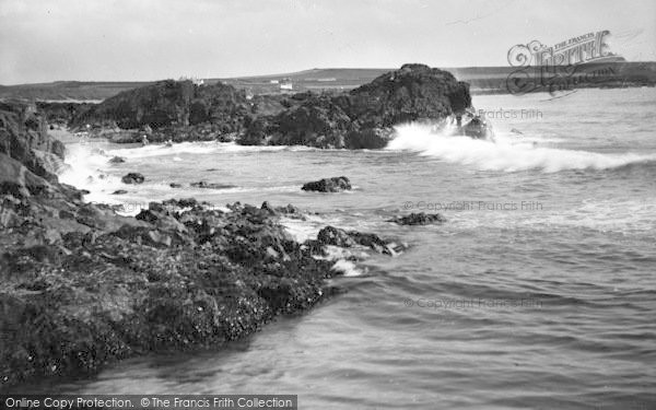 Photo of Rhosneigr, Lion Rock c.1936