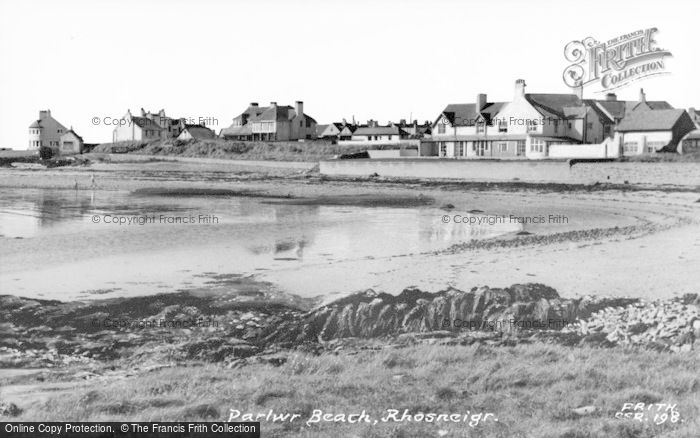 Photo of Rhosneigr, Parlwr Beach c.1965