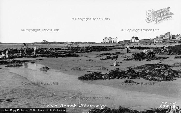 Photo of Rhosneigr, The Beach c.1965