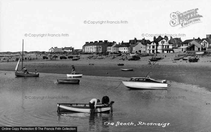 Photo of Rhosneigr, The Beach c.1965