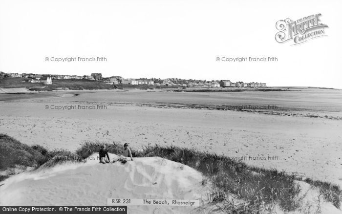 Photo of Rhosneigr, The Beach c.1965