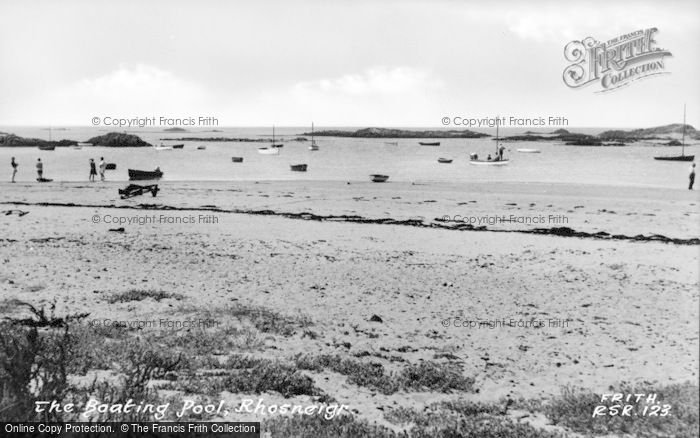 Photo of Rhosneigr, The Boating Pool c.1960
