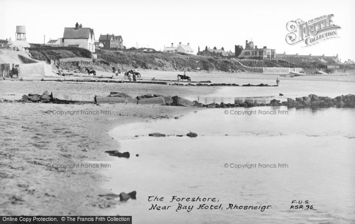 Photo of Rhosneigr, The Foreshore Near Bay Hotel c.1936
