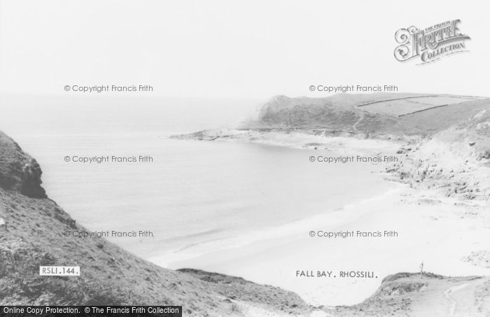 Photo of Rhossili, Fall Bay 1968