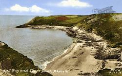 Fall Bay And Tears Point c.1955, Rhossili