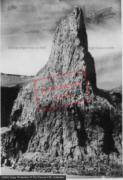 Photo of Rhossili, Fall Bay Rocks c.1955