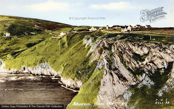 Photo of Rhossili, From The Cliffs c.1960