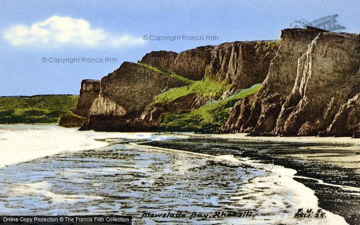 Photo of Rhossili, Mewslade Bay c.1955