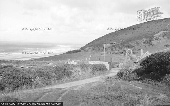 Photo of Rhossili, Road To The Beach 1964