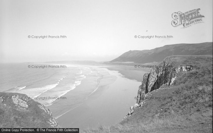 Photo of Rhossili, The Bay 1955