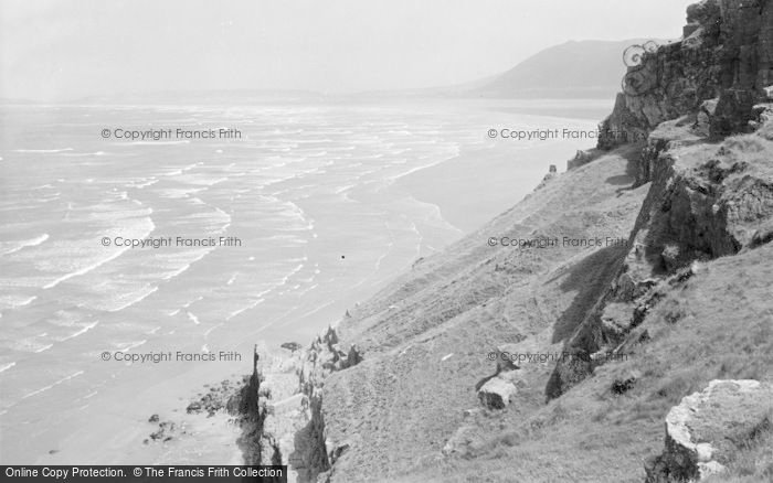Photo of Rhossili, The Cliffs 1963