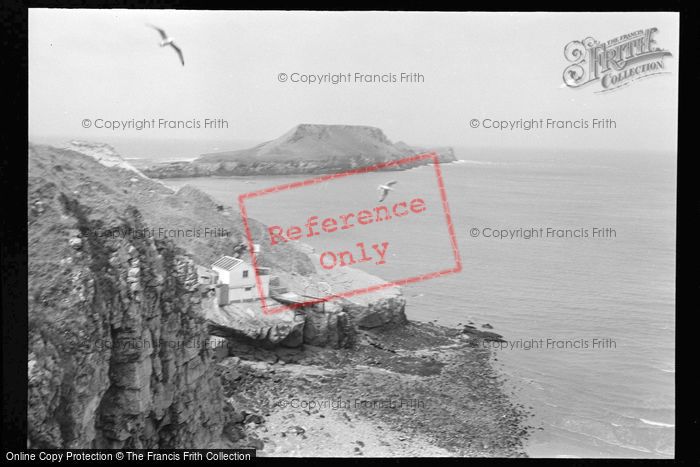 Photo of Rhossili, The Cliffs 1963