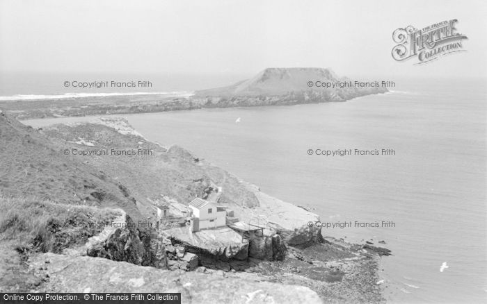 Photo of Rhossili, The Cliffs 1963