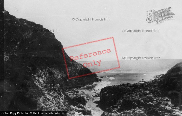 Photo of Rhossili, The Gap, Mewslade c.1955