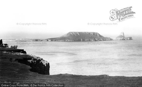 Photo of Rhossili, Worms Head 1901