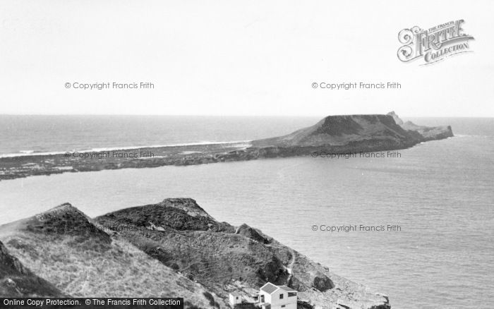 Photo of Rhossili, Worms Head 1955