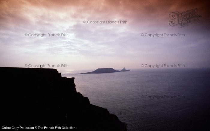 Photo of Rhossili, Worms Head 1985