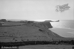 Worms Head And Hotel 1967, Rhossili