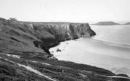 Worms Head And Sands c.1955, Rhossili