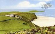 Worms Head And Village 1963, Rhossili