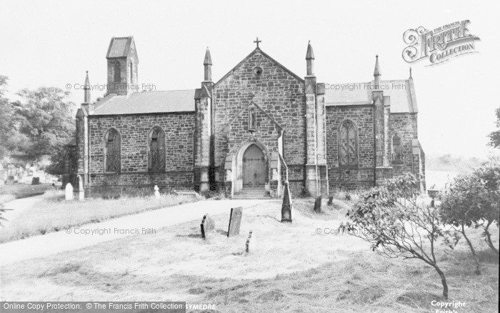 Photo of Rhosymedre, St John The Evangelist's Parish Church c.1955