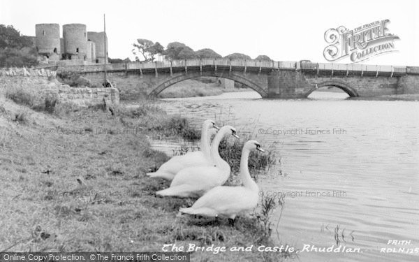 Photo of Rhuddlan, Bridge And Castle c.1965