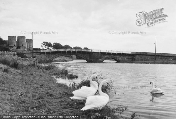 Photo of Rhuddlan, Bridge And Castle c.1965