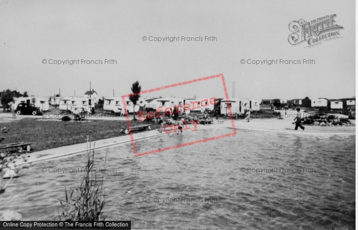 Photo of Rhuddlan, Camp From Paddling Pool c.1955