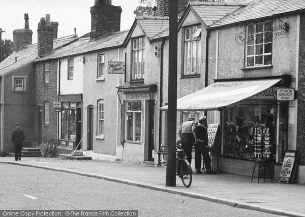 Photo of Rhuddlan, Shops In The High Street c.1955